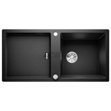 BLANCO Мойка врезная для кухни ADON XL 6 S оборотная черный (525837)