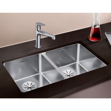 BLANCO Мойка под столешницу для кухни ANDANO 340/340-U без крыла полированная (522983)