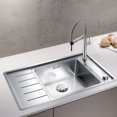 BLANCO Мойка врезная для кухни ANDANO XL 6 S-IF Compact правое крыло полированная (523002)