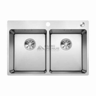BLANCO Мойка врезная для кухни ANDANO 340/340-IF/А без крыла полированная (525248)