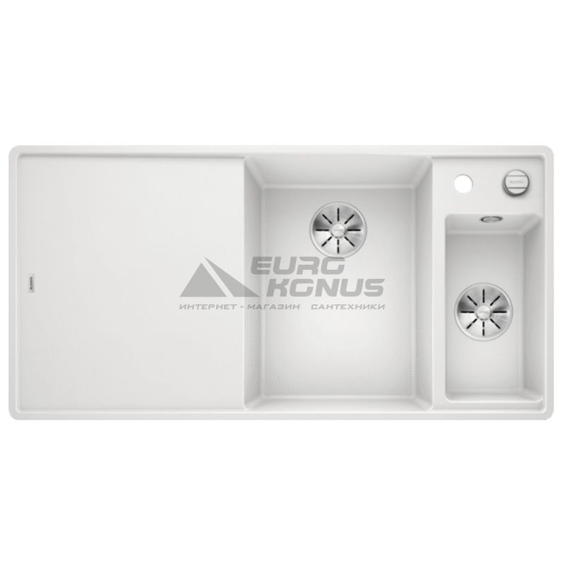 BLANCO Мойка врезная для кухни AXIA III 6 S-F левое крыло белый (523486)