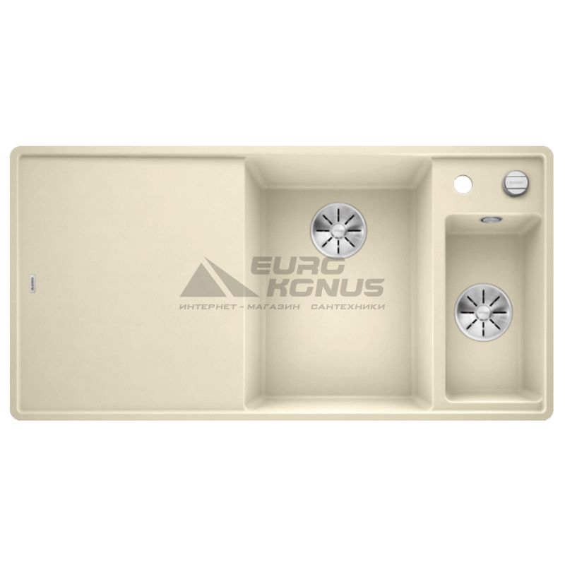 BLANCO Мойка врезная для кухни AXIA III 6 S-F левое крыло жасмин (523487)
