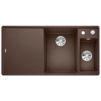 BLANCO Мойка врезная для кухни AXIA III 6 S-F левое крыло кофе (523488)