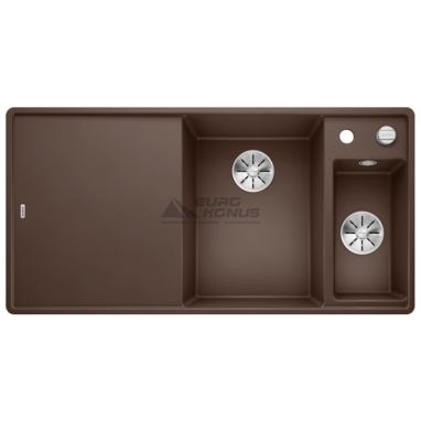BLANCO Мойка врезная для кухни AXIA III 6 S-F левое крыло кофе (523488)