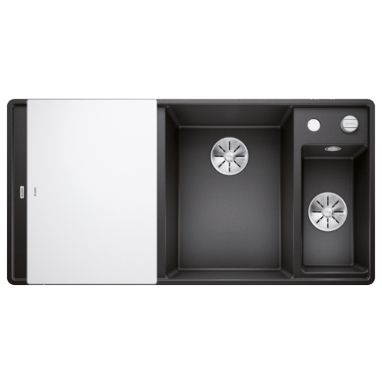 BLANCO Мойка врезная для кухни AXIA III 6 S-F левое крыло антрацит (523489)