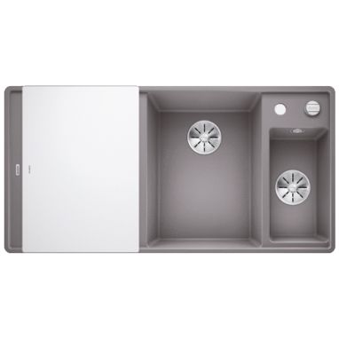 BLANCO Мойка врезная для кухни AXIA III 6 S-F левое крыло алюметаллик (523491)