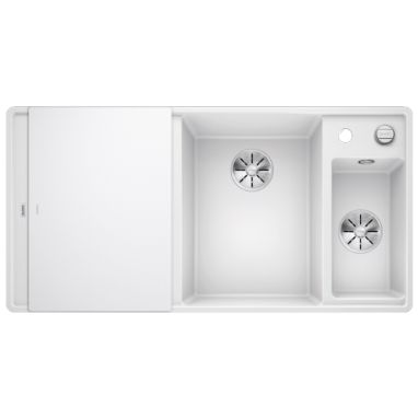 BLANCO Мойка врезная для кухни AXIA III 6 S-F левое крыло белый (523492)