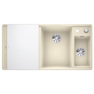 BLANCO Мойка врезная для кухни AXIA III 6 S-F левое крыло жасмин (523493)