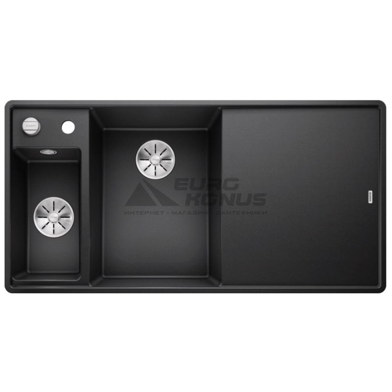 BLANCO Мойка врезная для кухни AXIA III 6 S-F правое крыло антрацит (524663)