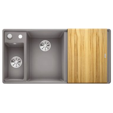 BLANCO Мойка врезная для кухни AXIA III 6 S-F правое крыло алюметаллик (524665)