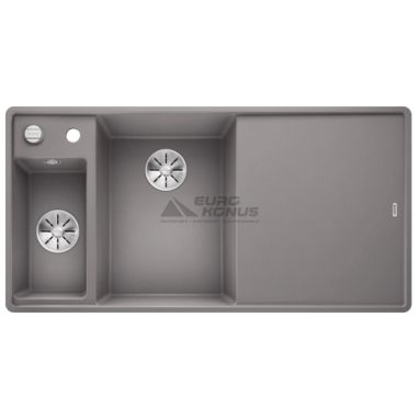 BLANCO Мойка врезная для кухни AXIA III 6 S-F правое крыло алюметаллик (524665)