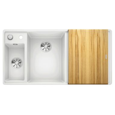 BLANCO Мойка врезная для кухни AXIA III 6 S-F правое крыло белый (524666)