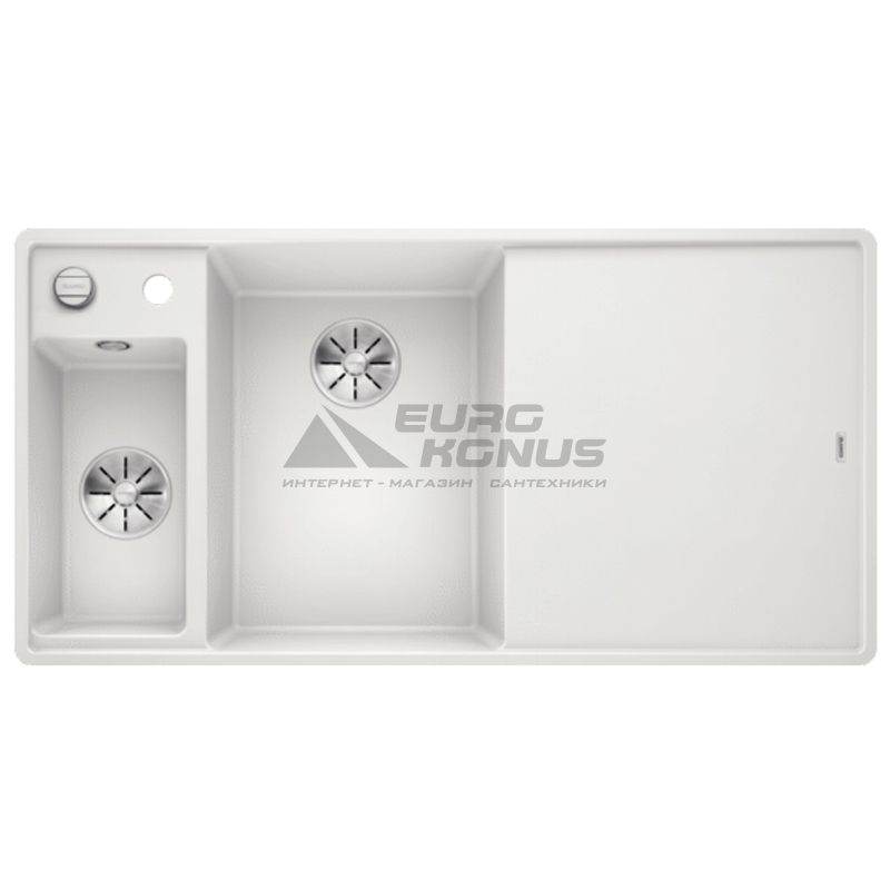 BLANCO Мойка врезная для кухни AXIA III 6 S-F правое крыло белый (524666)