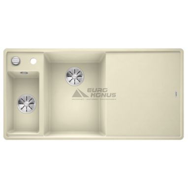 BLANCO Мойка врезная для кухни AXIA III 6 S-F правое крыло жасмин (524667)