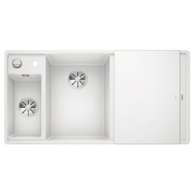 BLANCO Мойка врезная для кухни AXIA III 6 S-F правое крыло белый (524672)