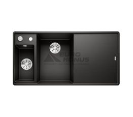 BLANCO Мойка врезная для кухни AXIA III 6 S-F правое крыло черный (525852)