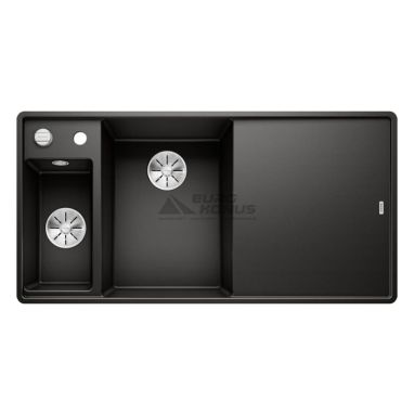 BLANCO Мойка врезная для кухни AXIA III 6 S-F правое крыло черный (525852)