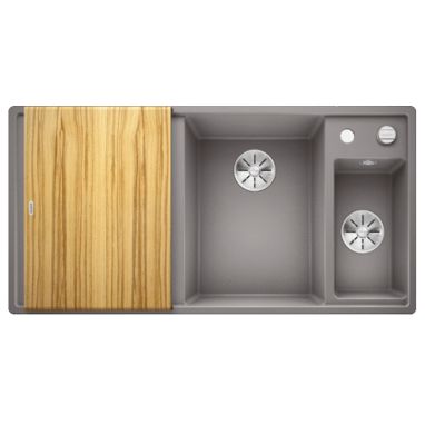 BLANCO Мойка врезная для кухни AXIA III 6 S левое крыло алюметаллик (523464)