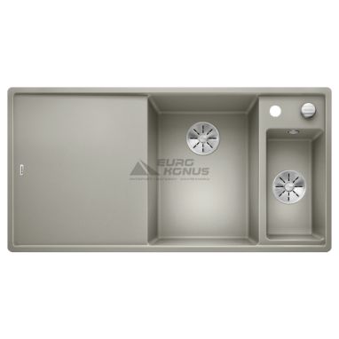 BLANCO Мойка врезная для кухни AXIA III 6 S левое крыло жемчужный (523465)