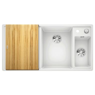 BLANCO Мойка врезная для кухни AXIA III 6 S левое крыло белый (523466)