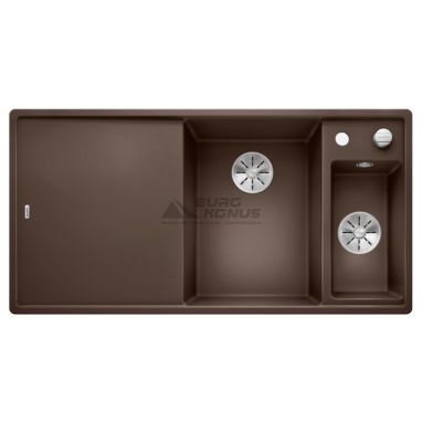 BLANCO Мойка врезная для кухни AXIA III 6 S левое крыло кофе (523471)