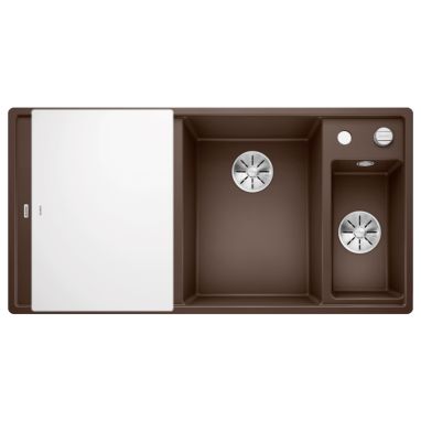 BLANCO Мойка врезная для кухни AXIA III 6 S левое крыло кофе (523482)