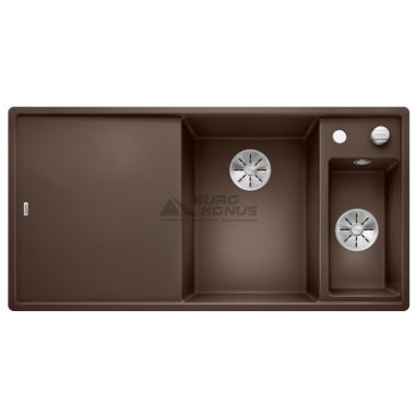 BLANCO Мойка врезная для кухни AXIA III 6 S левое крыло кофе (523482)