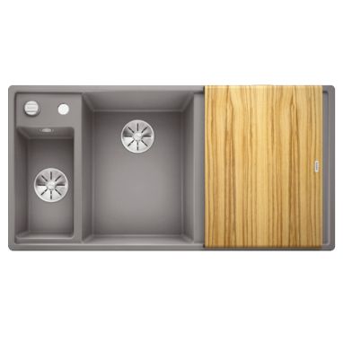 BLANCO Мойка врезная для кухни AXIA III 6 S правое крыло алюметаллик (524645)