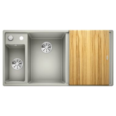 BLANCO Мойка врезная для кухни AXIA III 6 S правое крыло жемчужный (524646)