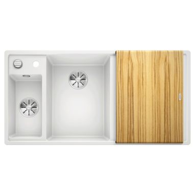 BLANCO Мойка врезная для кухни AXIA III 6 S правое крыло белый (524647)