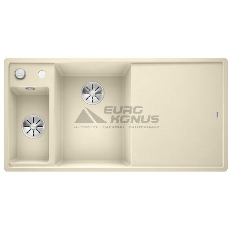 BLANCO Мойка врезная для кухни AXIA III 6 S правое крыло жасмин (524658)