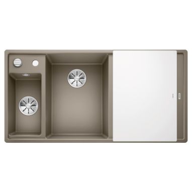 BLANCO Мойка врезная для кухни AXIA III 6 S правое крыло серый беж (524660)