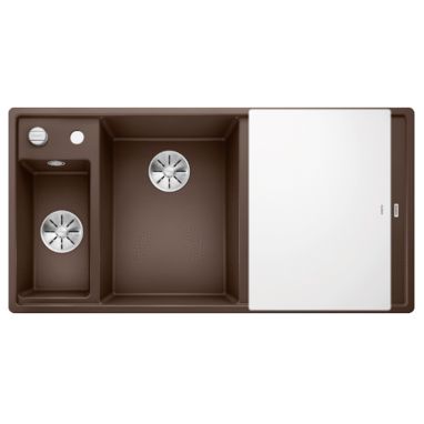 BLANCO Мойка врезная для кухни AXIA III 6 S правое крыло кофе (524662)