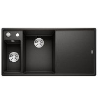 BLANCO Мойка врезная для кухни AXIA III 6 S правое крыло черный (525849)
