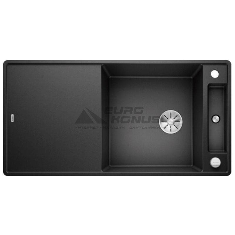 BLANCO Мойка врезная для кухни AXIA III XL 6 S-F оборотная антрацит (523526)