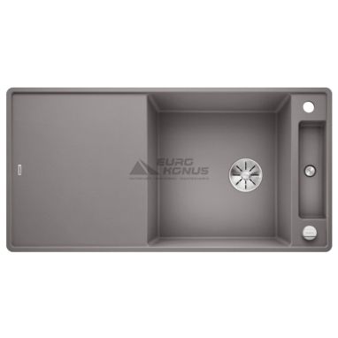 BLANCO Мойка врезная для кухни AXIA III XL 6 S-F оборотная алюметаллик (523528)