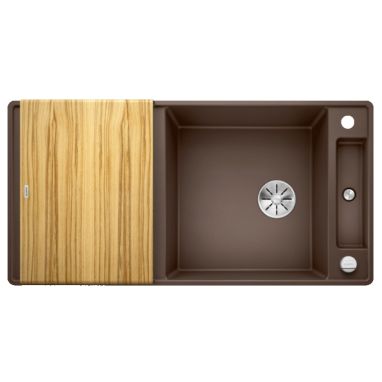 BLANCO Мойка врезная для кухни AXIA III XL 6 S-F оборотная кофе (523525)