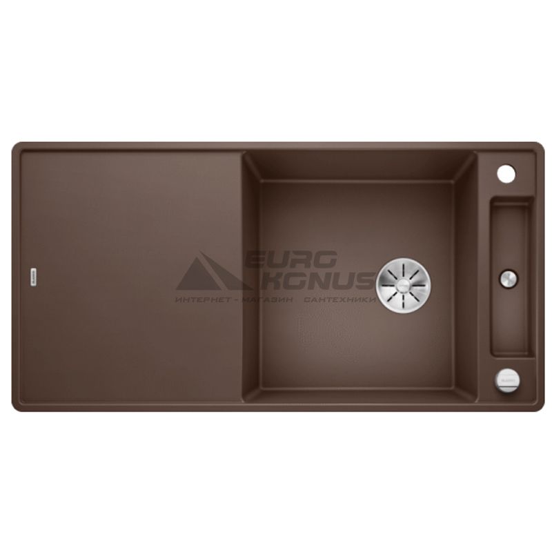 BLANCO Мойка врезная для кухни AXIA III XL 6 S-F оборотная кофе (523531)