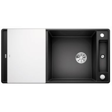 BLANCO Мойка врезная для кухни AXIA III XL 6 S-F оборотная антрацит (523526)