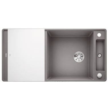 BLANCO Мойка врезная для кухни AXIA III XL 6 S-F оборотная алюметаллик (523528)
