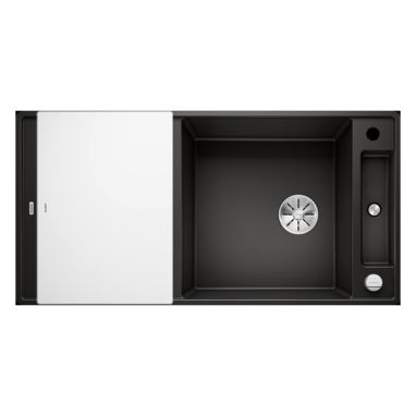 BLANCO Мойка врезная для кухни AXIA III XL 6 S-F оборотная черный (525859)