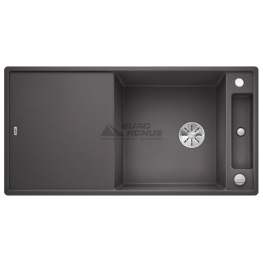 BLANCO Мойка врезная для кухни AXIA III XL 6 S оборотная темная скала (523501)