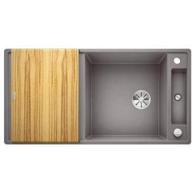 BLANCO Мойка врезная для кухни AXIA III XL 6 S оборотная алюметаллик (523502)