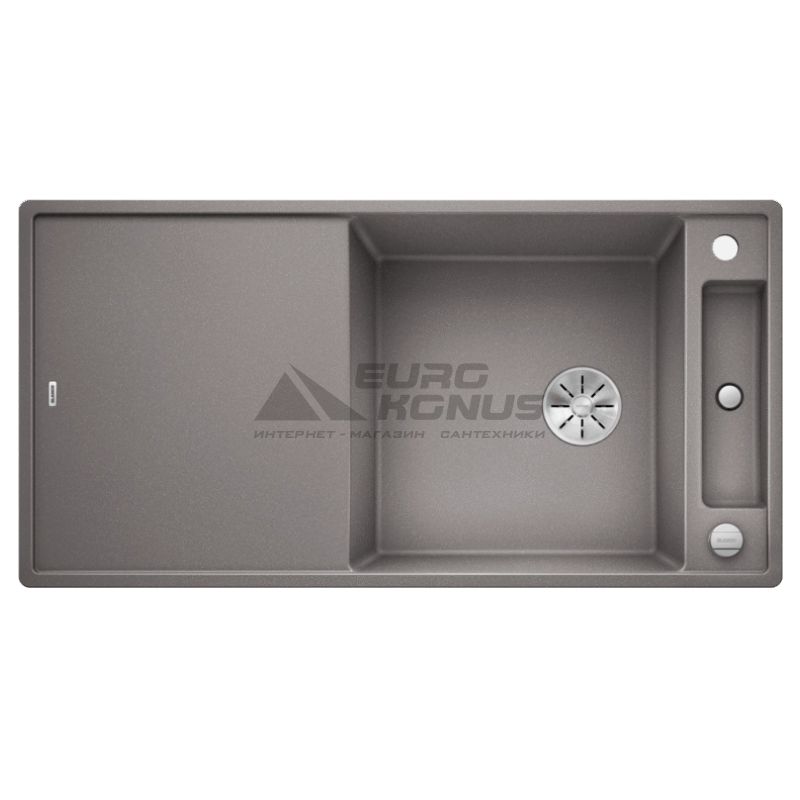 BLANCO Мойка врезная для кухни AXIA III XL 6 S оборотная алюметаллик (523502)