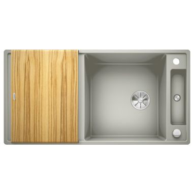 BLANCO Мойка врезная для кухни AXIA III XL 6 S оборотная жемчужный (523503)