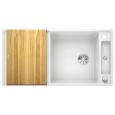 BLANCO Мойка врезная для кухни AXIA III XL 6 S оборотная белый (523504)