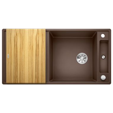 BLANCO Мойка врезная для кухни AXIA III XL 6 S оборотная кофе (523509)