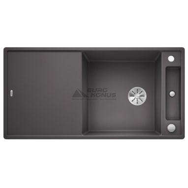 BLANCO Мойка врезная для кухни AXIA III XL 6 S оборотная темная скала (523511)