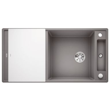 BLANCO Мойка врезная для кухни AXIA III XL 6 S оборотная алюметаллик (523512)