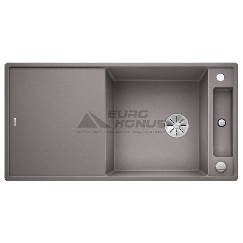 BLANCO Мойка врезная для кухни AXIA III XL 6 S оборотная алюметаллик (523512)
